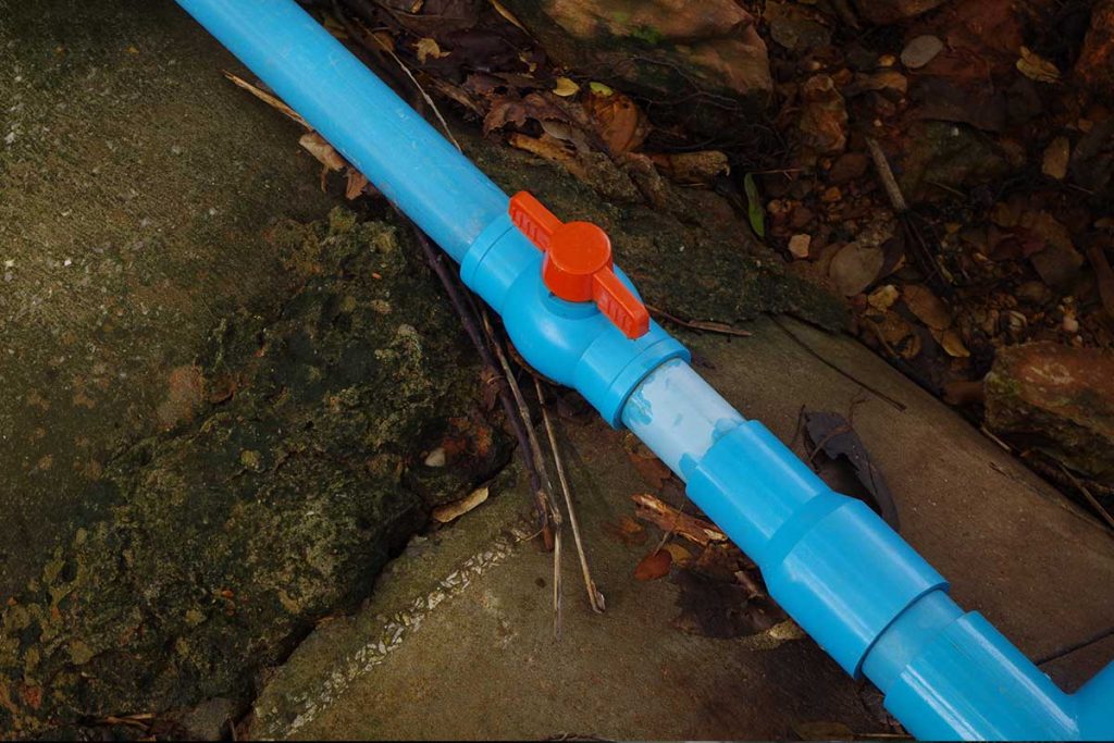 Installation eau terrain non constructible