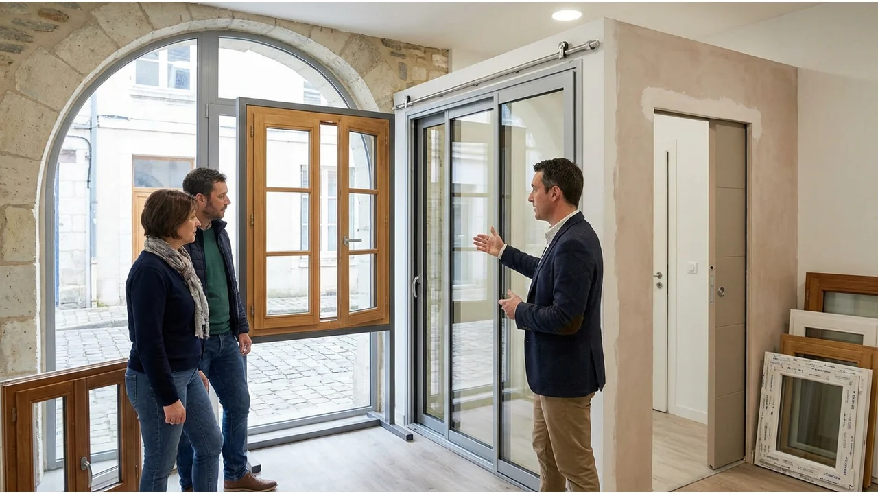 window door opening systems types