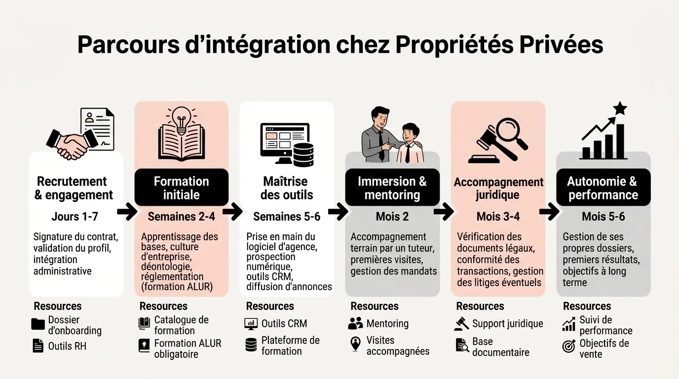 Parcours d'intégration chez Propriétés Privées