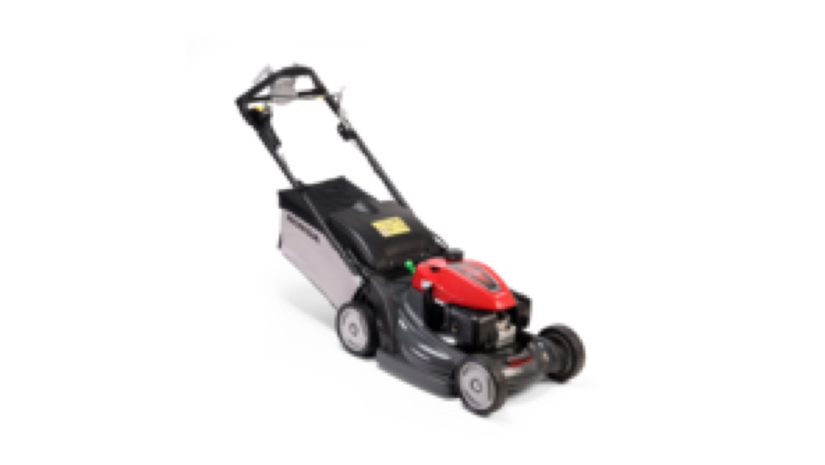 Tondeuse Honda HRX 476 thermique vue de trois quarts