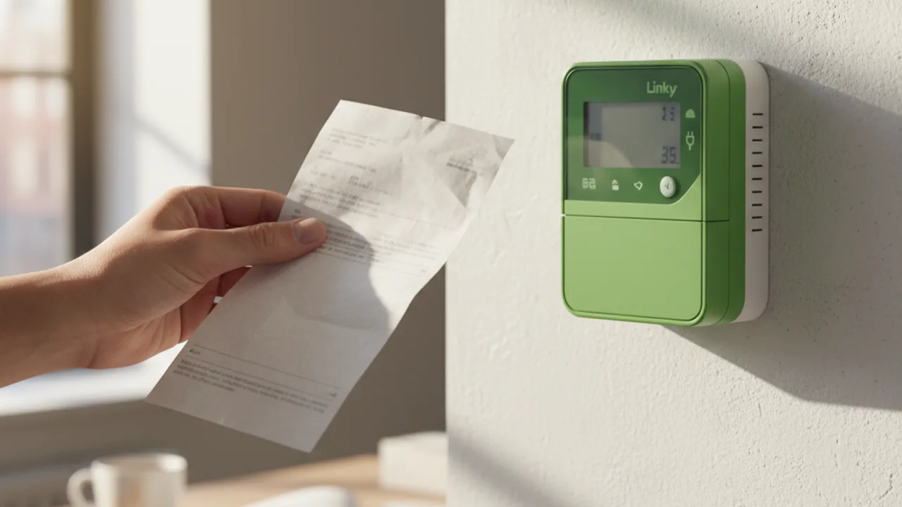 Facture d'électricité avec compteur Linky