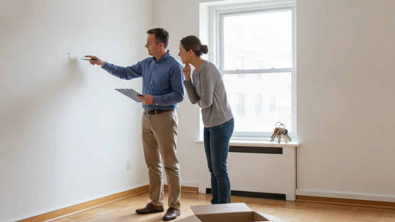 Constat d'un logement pièce par pièce lors de l'état des lieux