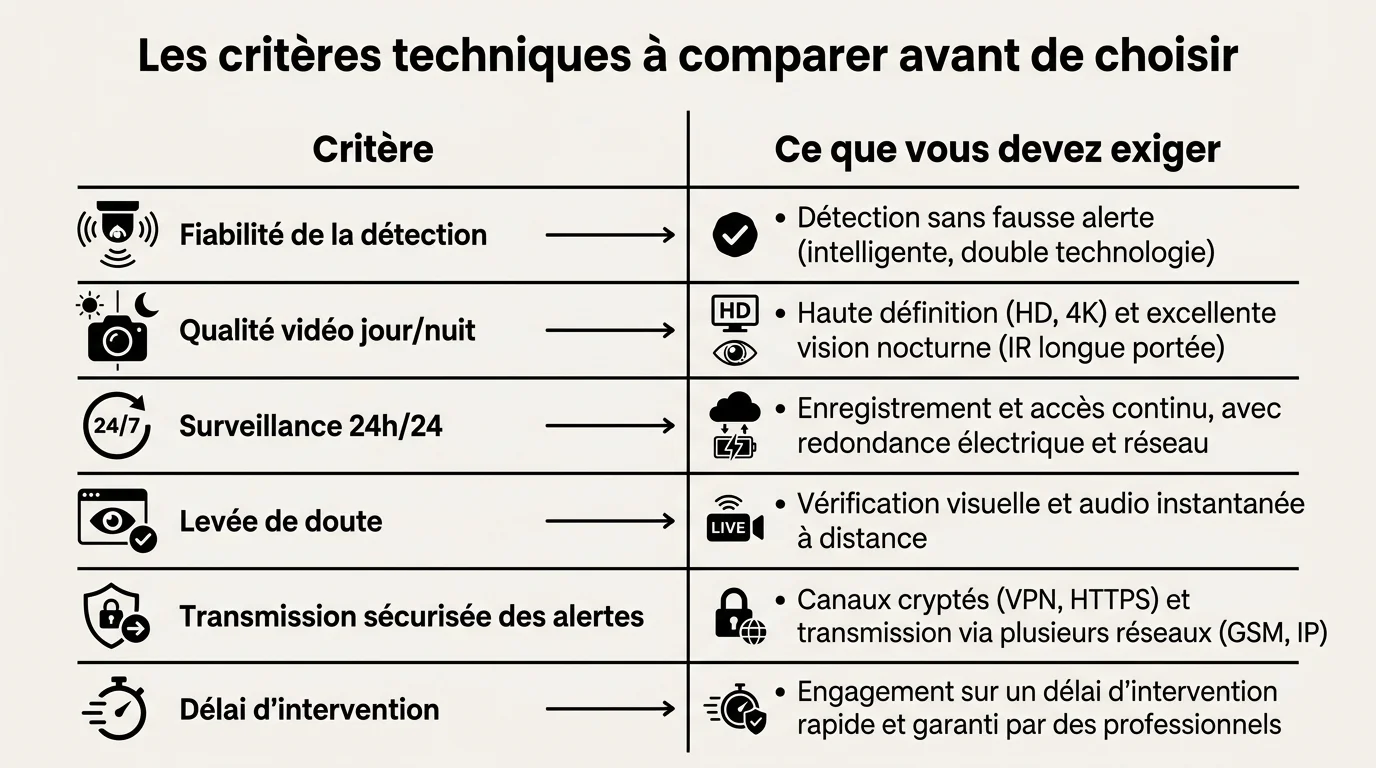 Les criteres techniques a comparer avant de choisir